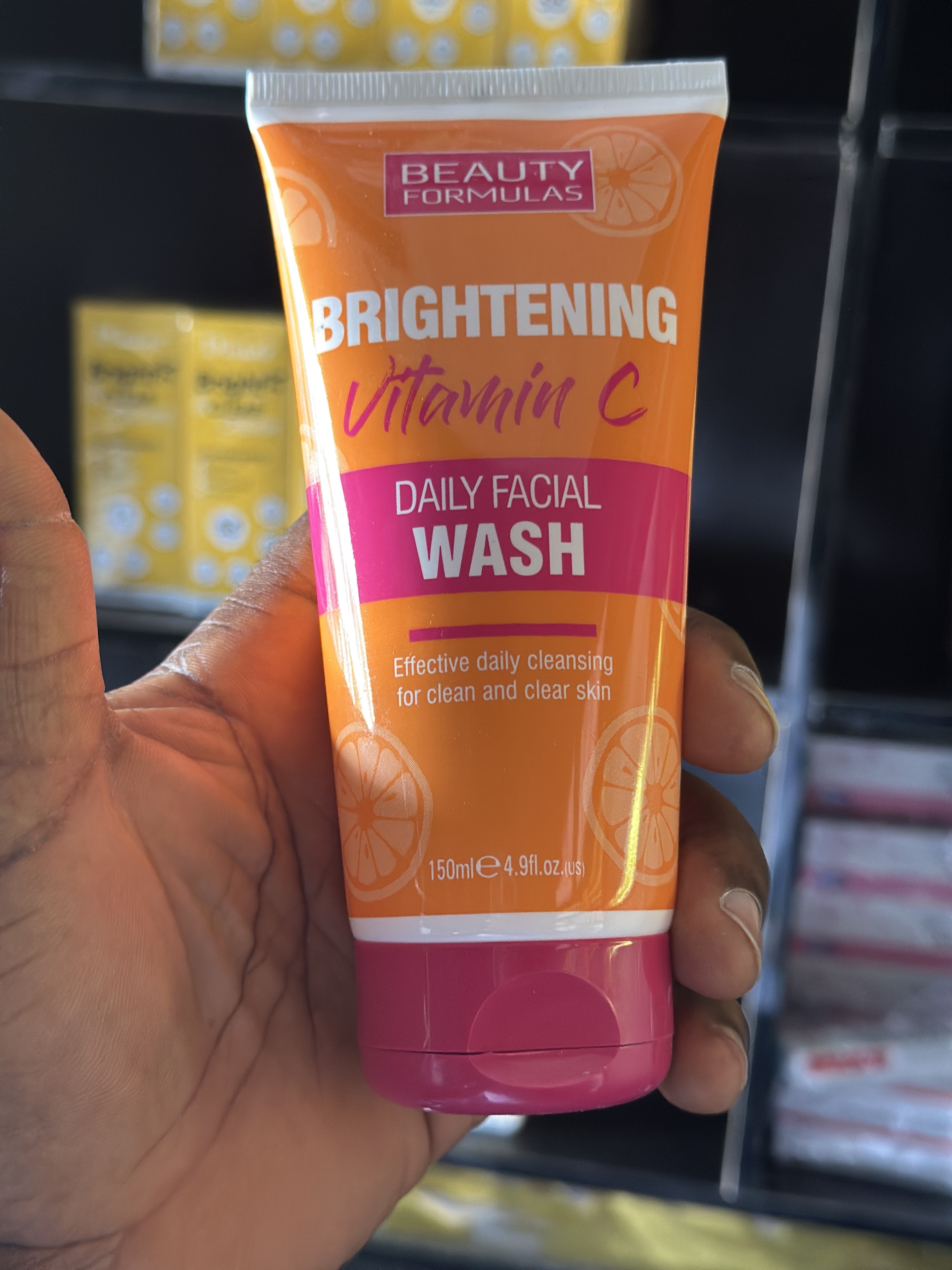 Beauty formulas brightening vitamin c facial wash