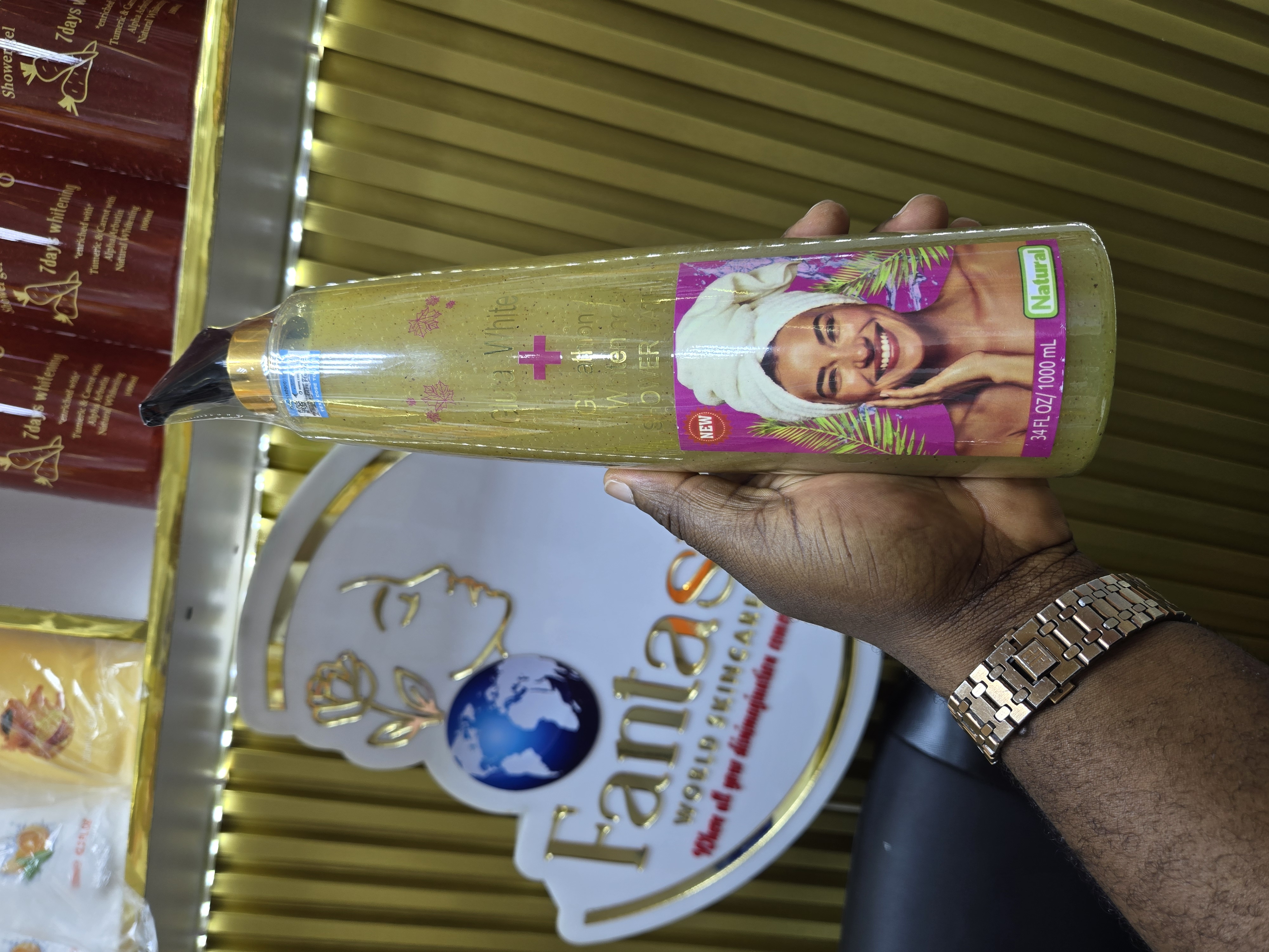 Gluta white whitening shower Bath